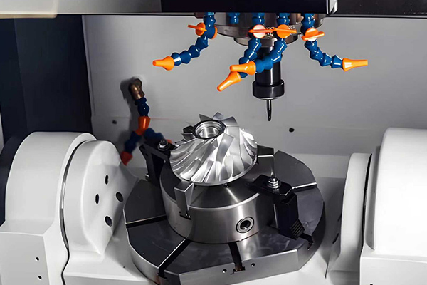 5-axis CNC machining complex parts