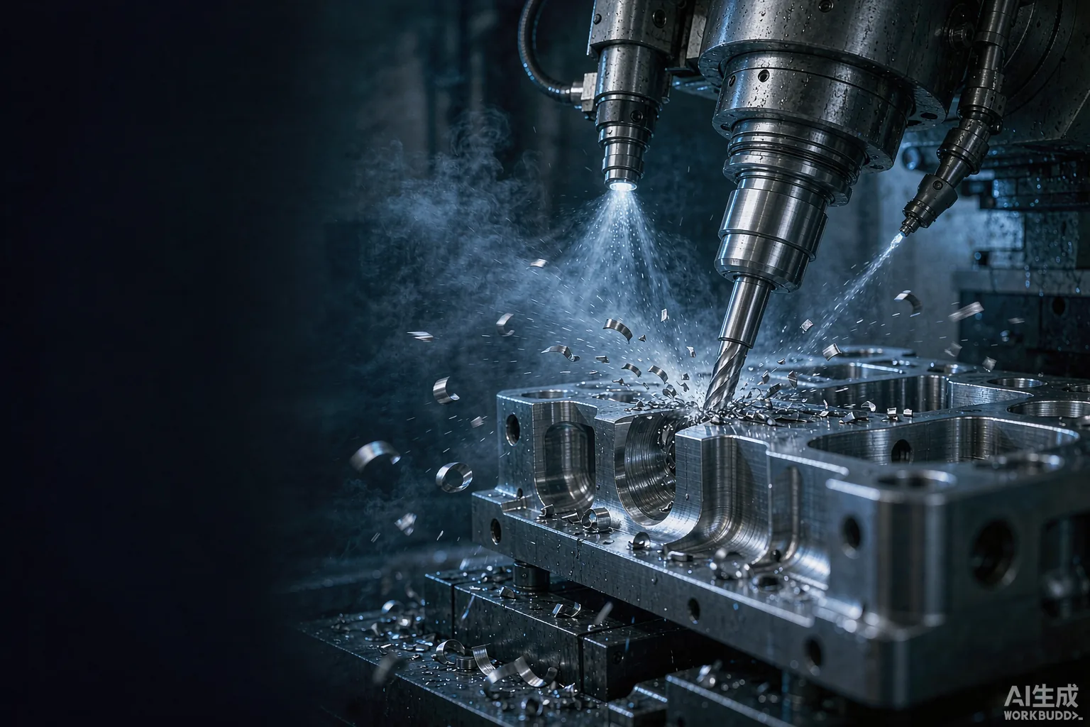 5-axis CNC machining complex geometry parts