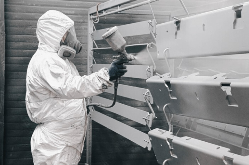 Checking mark readability after finishing and coating